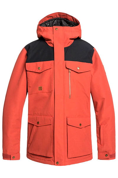 Мужская Сноубордическая Куртка Quiksilver Raft QUIKSILVER EQYTJ03227, размер M, цвет оранжевый