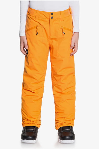 Детские Сноубордические Штаны Quiksilver Boundry 8-16 Flame Orange