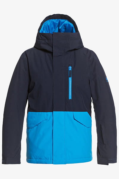 Детская Сноубордическая Куртка QUIKSILVER Mission Solid 8-16 Brilliant Blue