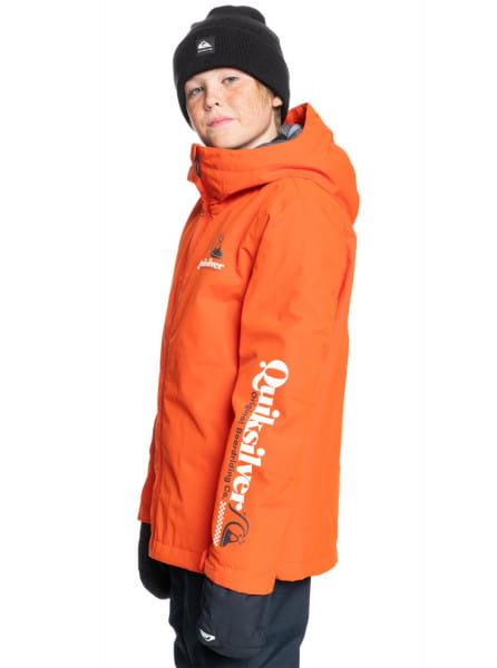 Детская Сноубордическая Куртка In The Hood 8-16 QUIKSILVER EQBTJ03121, размер 8yrs, цвет оранжевый - фото 2