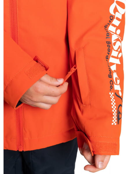 Детская Сноубордическая Куртка In The Hood 8-16 QUIKSILVER EQBTJ03121, размер 8yrs, цвет оранжевый - фото 4