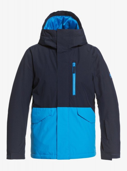 Детская Сноубордическая Куртка QUIKSILVER Mission Solid 8-16 Brilliant Blue