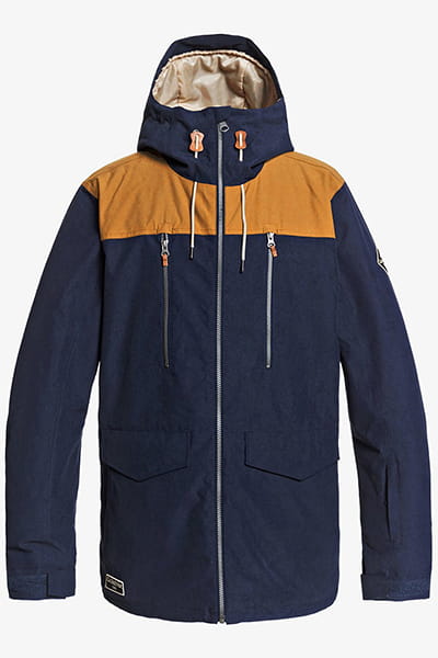 Мужская Сноубордическая Куртка Quiksilver Fairbanks QUIKSILVER EQYTJ03273, размер L, цвет синий