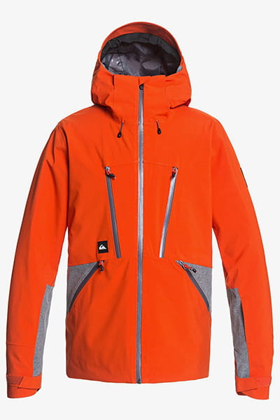 фото Мужская сноубордическая куртка quiksilver stretch fjord