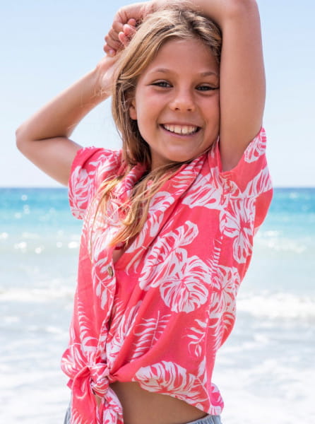 Детская рубашка с коротким рукавом Ring 4-16 Roxy. Цвет: розовый