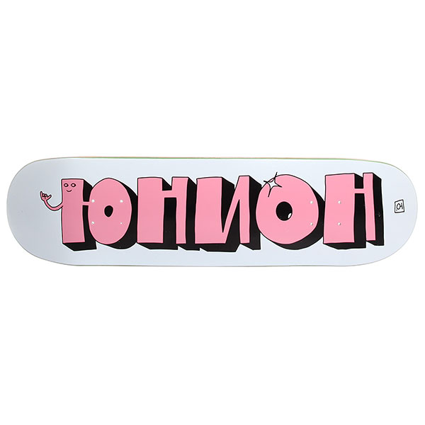 фото Дека для скейтборда для скейтборда юнион team1 grey pink 31.875 x 8.125 (20.6 см)