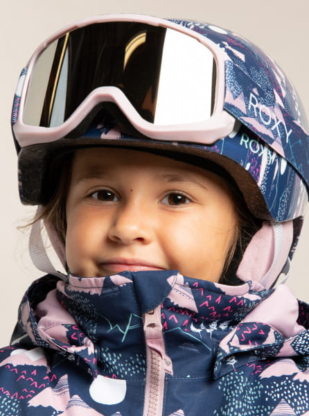 Детская сноубордическая маска Roxy Sweetpea 2-7 синего цвета