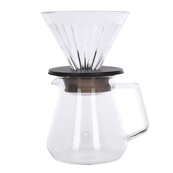 Набор TIMEMORE Crystal Eye Brewer Set воронка Crystal Eye 02 black + сервер 600 ml