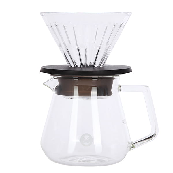 Набор TIMEMORE Crystal Eye Brewer Set воронка Crystal Eye 01 black + сервер 360 ml