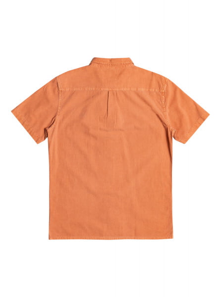 фото Рубашка с коротким рукавом quiksilver bolam burnt ochre