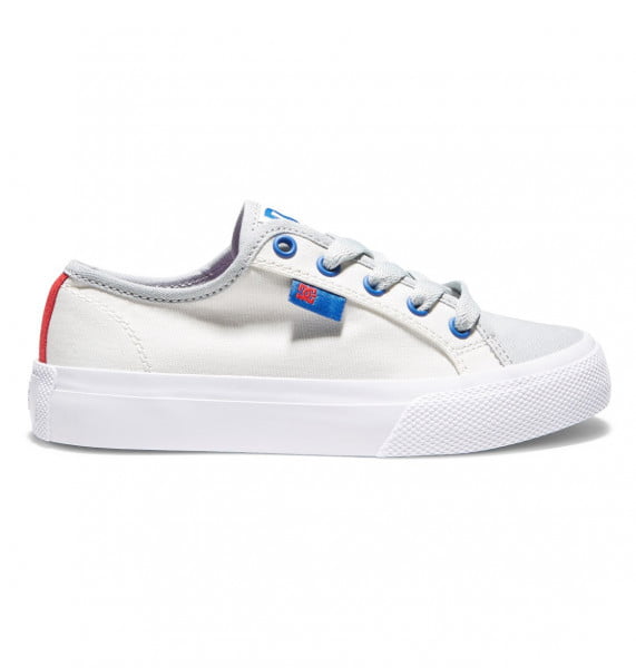 Детские Кеды кроссовки Dc Manual DC Shoes серого цвета