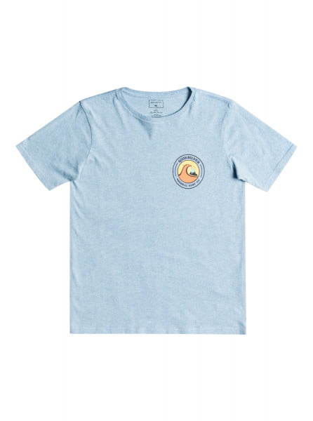 Детская футболка Closed Bubble 8-16 QUIKSILVER EQBZT04440, размер XL/16, цвет faded denim heather - фото 5