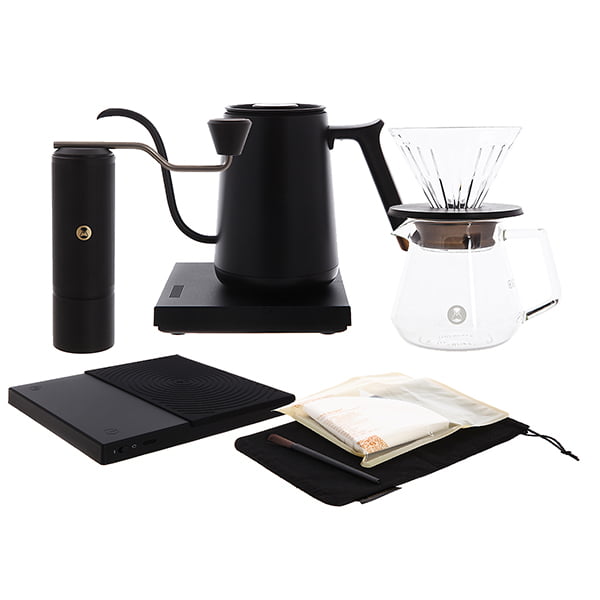 Набор для заваривания кофе,Timemore X lite-Black Advanced Gift Box чёрный