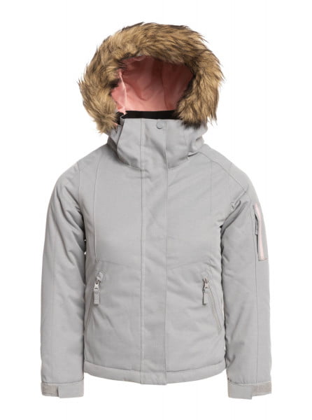 Куртка Сноубордическая Meade Girl Roxy ERGTJ03143, размер 8/S, цвет серый