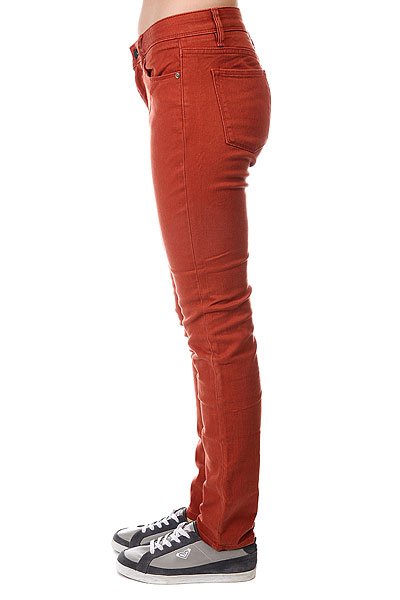 Облегающие женские джинсы Suntrippers Colors Roxy ERJDP03062, размер W28, цвет коричневый - фото 2