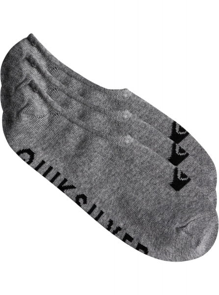 Носки-невидимки Quik Liner (3 пары) QUIKSILVER AQYAA03315, размер 1SZ, цвет light grey heather - фото 1