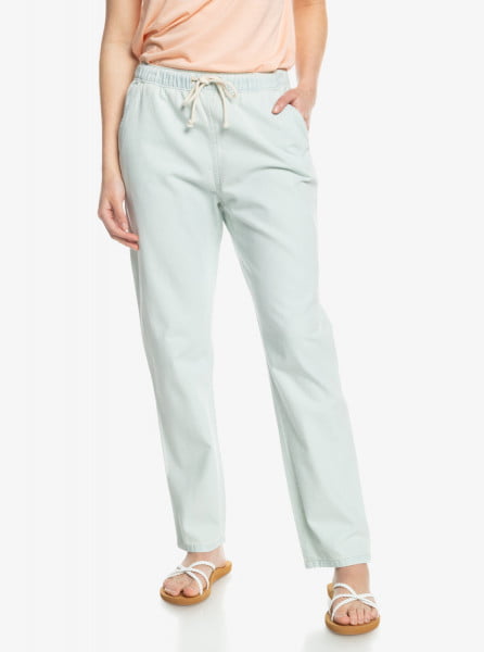 Женские пляжные джинсы Slow Swell Roxy ERJDP03296, размер L, цвет синий