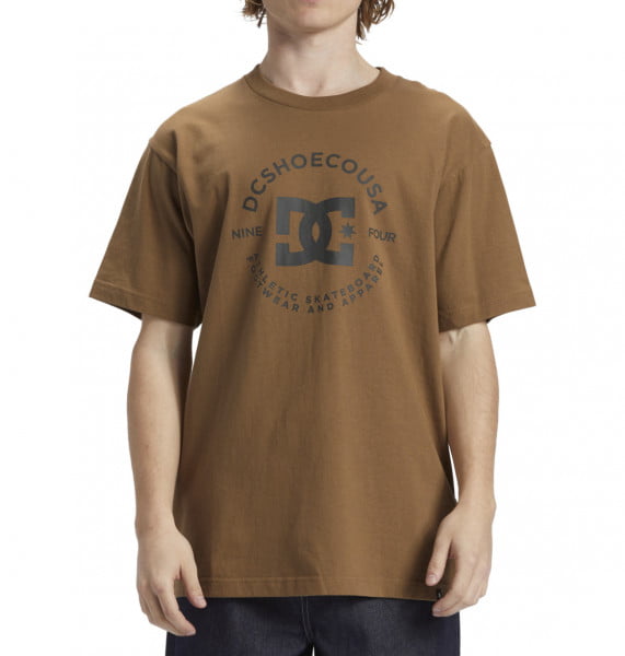 Мужская футболка DC Star Pilot DC Shoes ADYZT05376, размер L, цвет коричневый - фото 3
