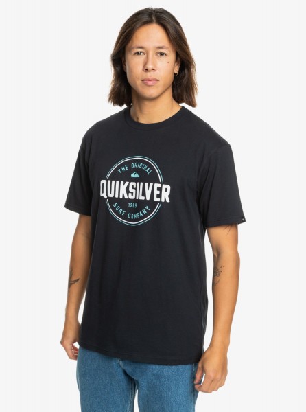 Мужская футболка Circle Up QUIKSILVER EQYZT07680, размер L, цвет черный - фото 4