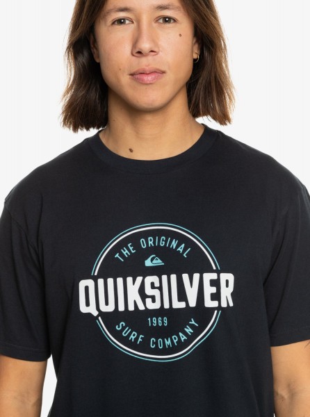 Мужская футболка Circle Up QUIKSILVER EQYZT07680, размер L, цвет черный - фото 5