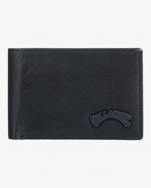 Складной кошелек Arch Leather Billabong EBYAA00107, размер 1SZ, цвет черный - фото 1