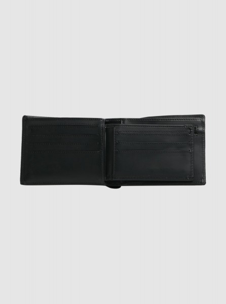 Кожаный складной кошелек Gutherie QUIKSILVER EQYAA03960, размер M, цвет черный - фото 3