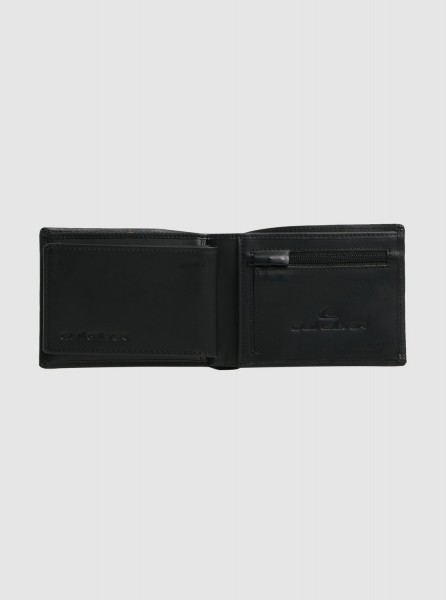 Кожаный складной кошелек Gutherie QUIKSILVER EQYAA03960, размер M, цвет черный - фото 4