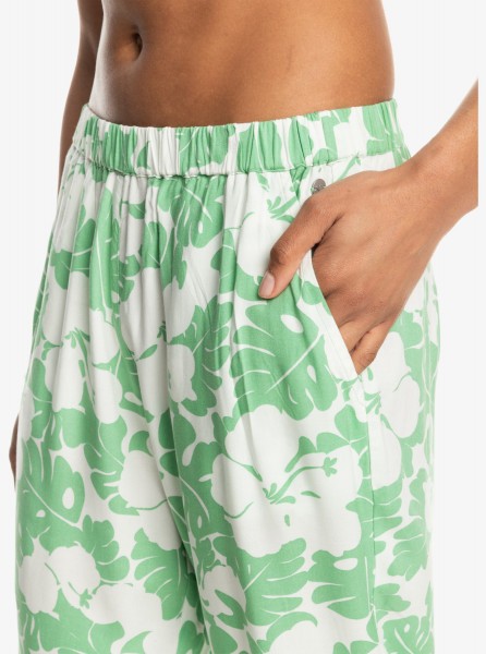 Пляжные женские штаны Easy Peasy Roxy ERJX603403, размер L, цвет zephyr green og roxy - фото 3