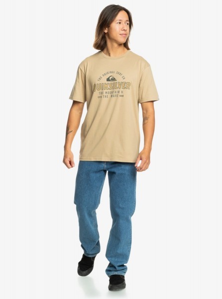 Мужская футболка Floating Around QUIKSILVER EQYZT07675, размер L, цвет plage - фото 5