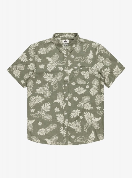 Мужская рубашка с коротким рукавом Gawanhill QUIKSILVER EQYWT04557, размер XXL, цвет four leaf gawanhill