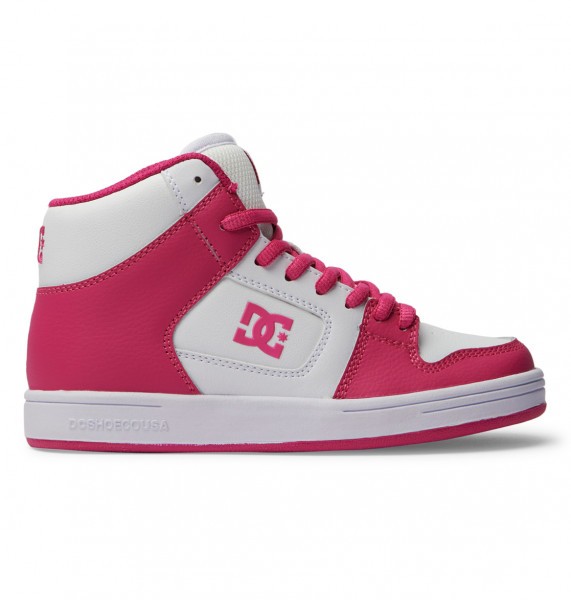 Высокие кожаные кроссовки Manteca 4 Hi DC Shoes ADGS300116, размер 38, цвет crazy pink