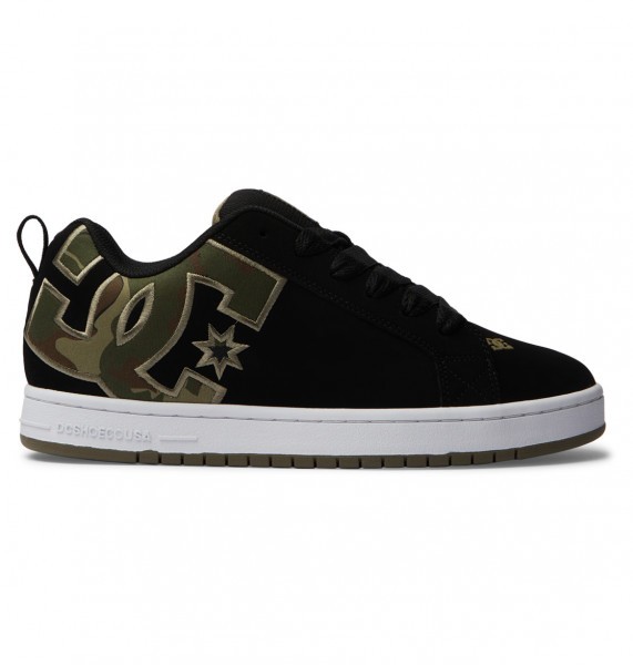 Кеды DC Court Graffik DC Shoes 300529, размер 42, цвет black/black/green