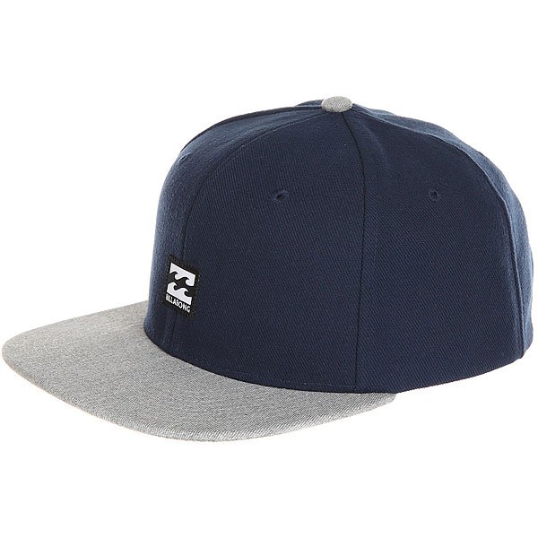 

Бейсболка с прямым козырьком Billabong Primary Snapback Navy