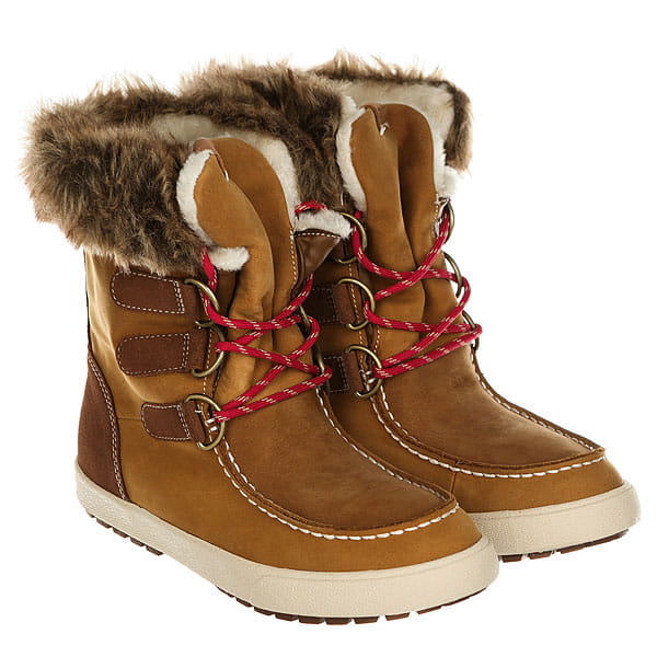 Ботинки Высокие Женские Roxy Rainier Boot Brown Roxy ARJB300018, размер 37, цвет светло-коричневый