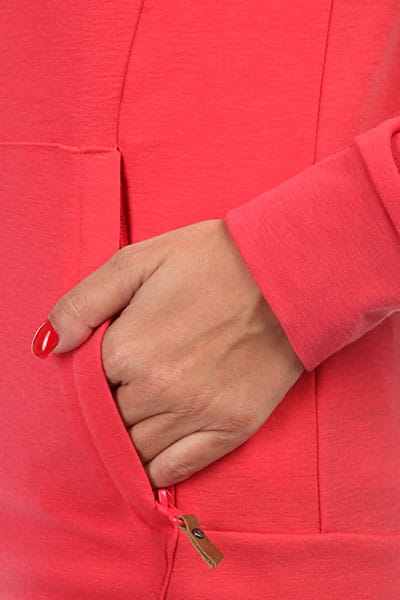 фото Женская толстовка на молнии delta roxy