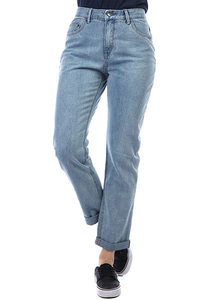 Женские джинсы-мом Leti Roxy ERJDP03214, размер W29, цвет синий