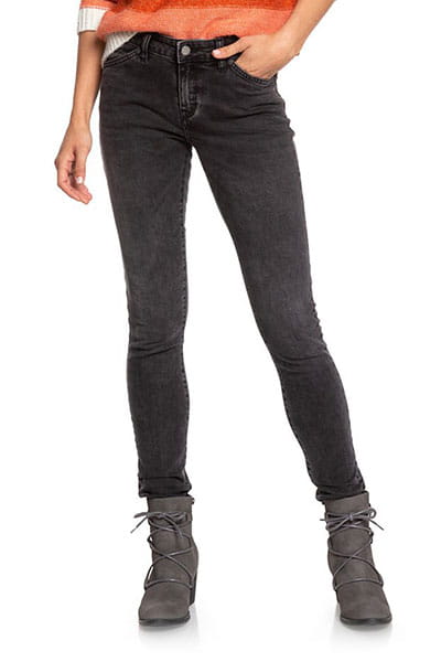 Женские скинни джинсы Stand By You Roxy ERJDP03219, размер W26, цвет темно-серый