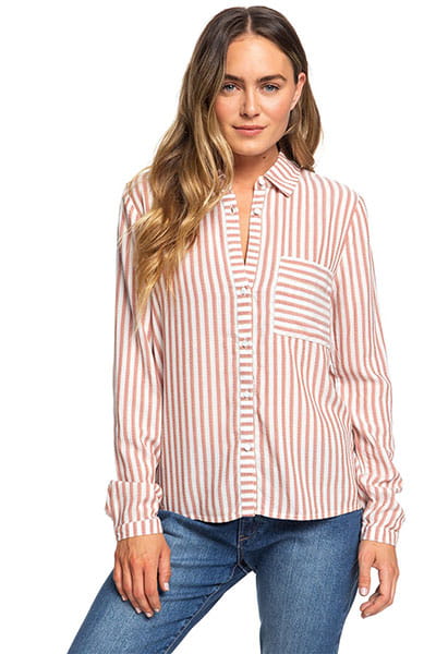 Женская рубашка с длинным рукавом Seaside Roxy ERJWT03308, размер XS, цвет белый
