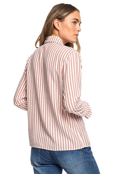 Женская рубашка с длинным рукавом Seaside Roxy ERJWT03308, размер XS, цвет белый - фото 5