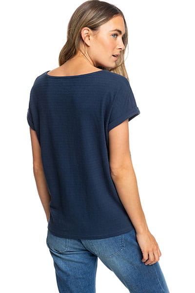 Женская футболка Blue Lagoon View C Roxy ERJZT04690, размер M, цвет темно-синий - фото 5