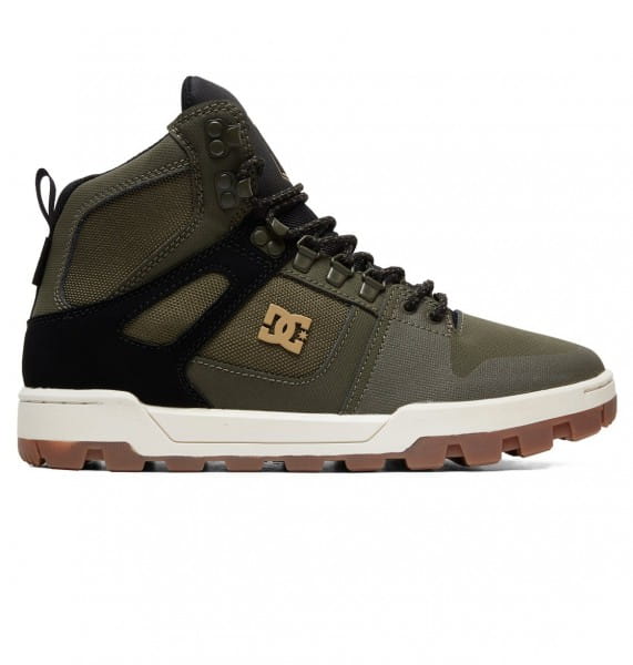 Мужские Зимние Ботинки DC Pure Wnt DC Shoes ADYB100006, размер 42, цвет зеленый