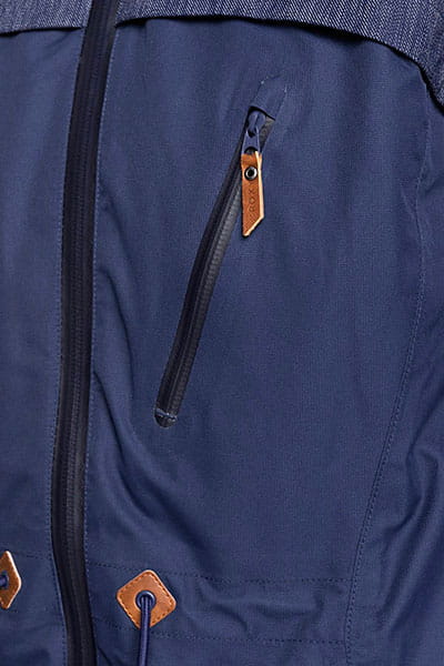 Женская сноубордическая куртка Stated Roxy ERJTJ03225, размер XS, цвет синий - фото 4