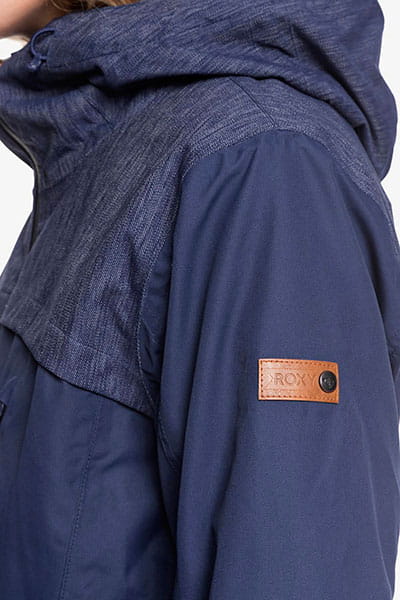 Женская сноубордическая куртка Stated Roxy ERJTJ03225, размер XS, цвет синий - фото 5