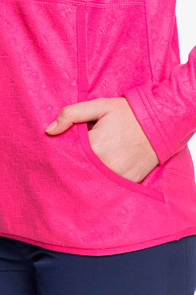 фото Женская флисовая толстовка на молнии roxy cascade