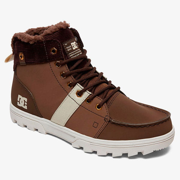 Мужские Зимние Ботинки DC Woodland DC Shoes ADYB700027, размер 41, цвет коричневый