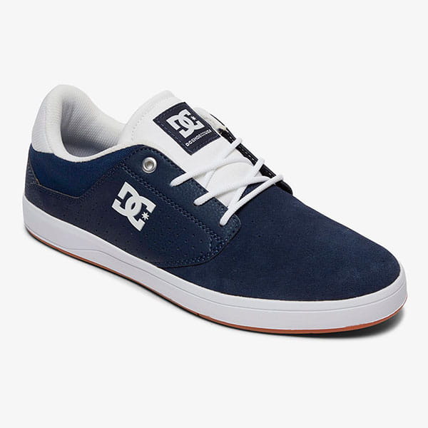 фото Мужские кожаные кеды кроссовки dc plaza dc shoes