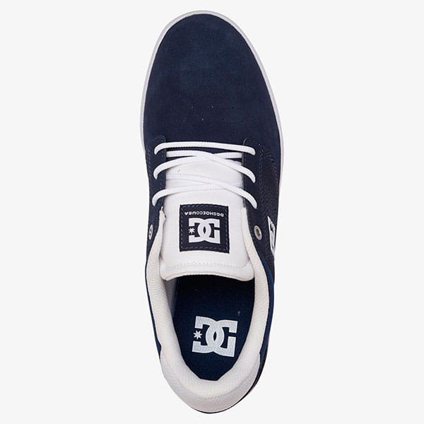 фото Мужские кожаные кеды кроссовки dc plaza dc shoes