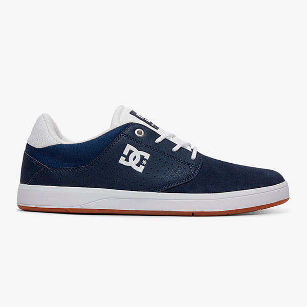 фото Мужские кожаные кеды кроссовки dc plaza dc shoes