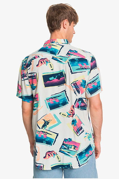 Мужская Рубашка С Коротким Рукавом Vacancy QUIKSILVER EQYWT03956, размер M, цвет мультиколор - фото 4