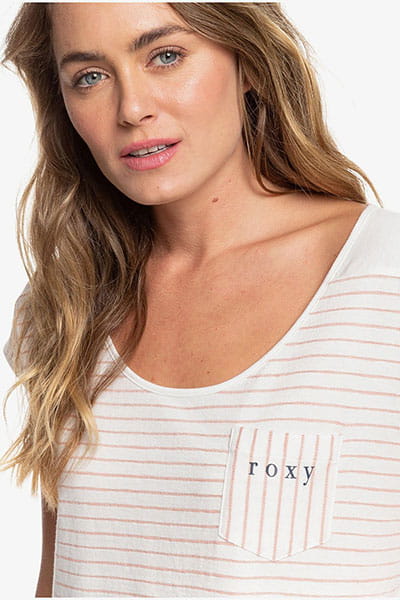 Женская футболка Miami Vibes B Roxy ERJZT04849, размер XL, цвет белый - фото 3